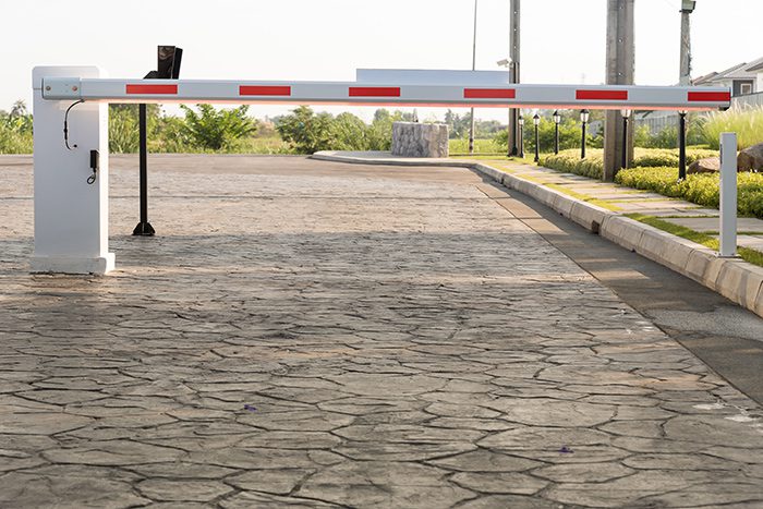 Gate access arm