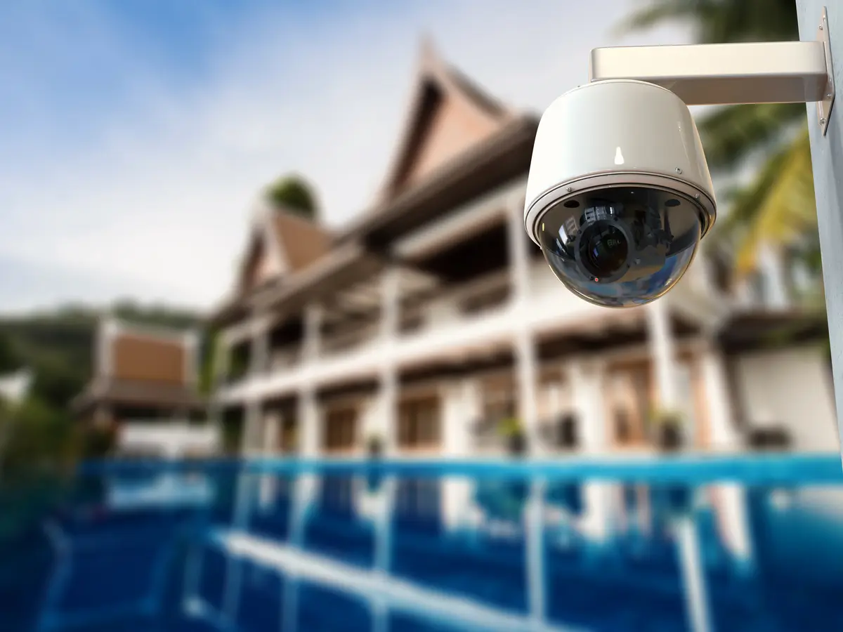3d rendering security camera or cctv camera